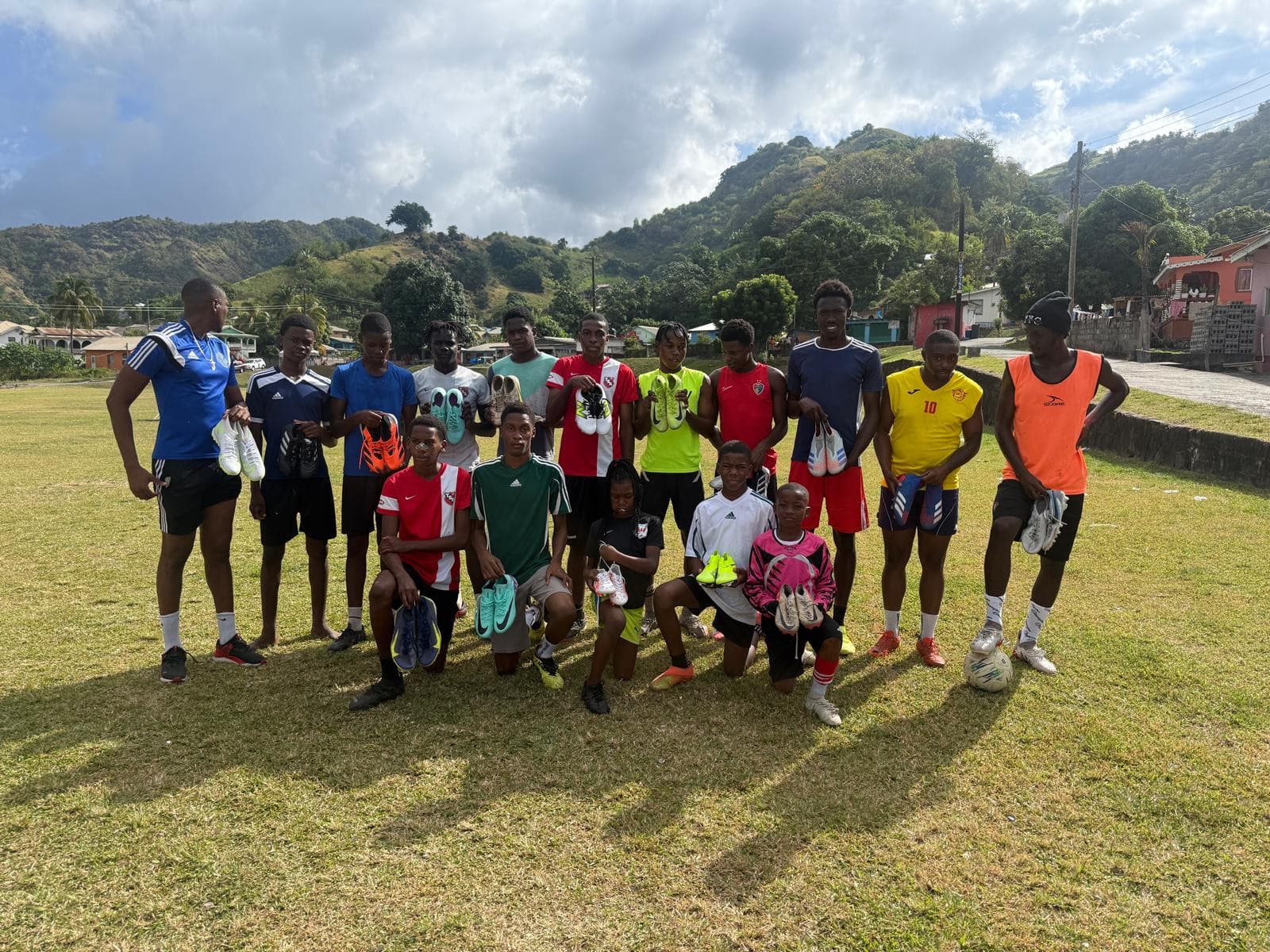 The boots made it home — see for yourself — photo from Barrouallie, St. Vincent